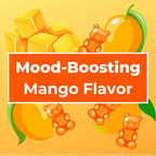 Loom Saffron Gummies with Vitamin D3 & B12 – Natural Mood & Energy Support for Emotional Balance and Stress Relief – Tropical Mango, 60 Count (60 Count, Mango)
