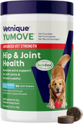 YuMOVE Hip & Joint Supplement for Dogs with Glucosamine, Hyaluronic Acid, Green Lipped Mussel & Omega 3 Joint Supplement - Regular or Advanced Strength (180ct Chews, Advanced Strength)