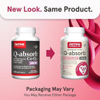 Jarrow Formulas Q-absorb Ubiquinone Co-Q10 100 mg, Dietary Supplement, Antioxidant Support for Mitochondrial Health, Cellular Energy Production and Cardiovascular Health, 120 Softgels, 120 Day Supply