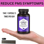 PMS Relief | Positive Vitamins Impact on PMS, Mood, Stress & Hormone Balance | Phosphatidylserine and Phosphatidic Acid | PMS Support Supplement: 90 softgels, 30 Days Supply