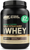 Optimum Nutrition Gold Standard 100% Whey Protein Powder, Naturally Flavored Chocolate, 27 Servings (Packaging May Vary)