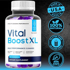 (2 Pack) Vital Boost XL Gummies - Official VitalBoost XL Gummys For Men Premium Natural Ingredients - Maximum Strength, Advanced Formula Support For Overall Health & Wellness, 120 Gummies For 2 Months