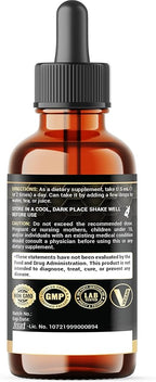 6in1 Liquid Turmeric Ceylon Cinnamon Berberine Ginger Bitter Melon & Black Pepper – Turmeric Supplement Drops – 1 FL OZ – 60 Servings