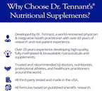 Dr. Tennant's Digestive Enzyme Supplement | 27 Enzymes with 2X DPP-IV | Supports Gut Health, Bloating Relief & Gluten and Dairy Digestion | 200 Capsules – 100 Day Supply