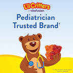 L’il Critters Gummy Vites Daily Gummy Multivitamin for Kids, Vitamin C, D3 for Immune Support Cherry, Strawberry, Orange, Pineapple and Blueberry Flavors, 70 Count Gummies