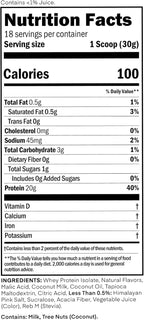 Oath Nutrition Clear Whey Isolate Protein Powder, Watermelon Fresca, 20g Complete Protein per Serving, No Added Sugar, Grass-Fed, 18 Servings
