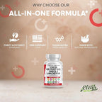Clean Nutraceuticals COQ10 200mg Red Yeast Rice Omega 3 Magnesium Complex 500mg Niacin Zinc Vitamin K2 D3 - Heart Support Vitamins for Women & Men w/Vitamin B3, Coenzyme Q10-60 Ct (Pack of 2)