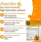 Jimerito Honey Lutein Gummies,Lutein & Zeaxanthin Supplements，20mg Gummies-30-day Supply (1pc)