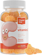 Zahler - Chapter One Vitamin C Gummies for Adults & Kids 125 mg, Certified Kosher (60 Flavored Gummies)