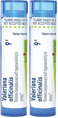 Boiron Valeriana Officinalis 9C Md 80 Pellets for sleeplessness with hypersensitivity to Stress (Pack of 2)