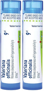 Boiron Valeriana Officinalis 9C Md 80 Pellets for sleeplessness with hypersensitivity to Stress (Pack of 2)