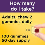 Nature Made Elderberry Gummies with Vitamin C and Zinc, Dietary Supplement for Immune Support, 100 Elderberry Gummies, 50-Day Supply