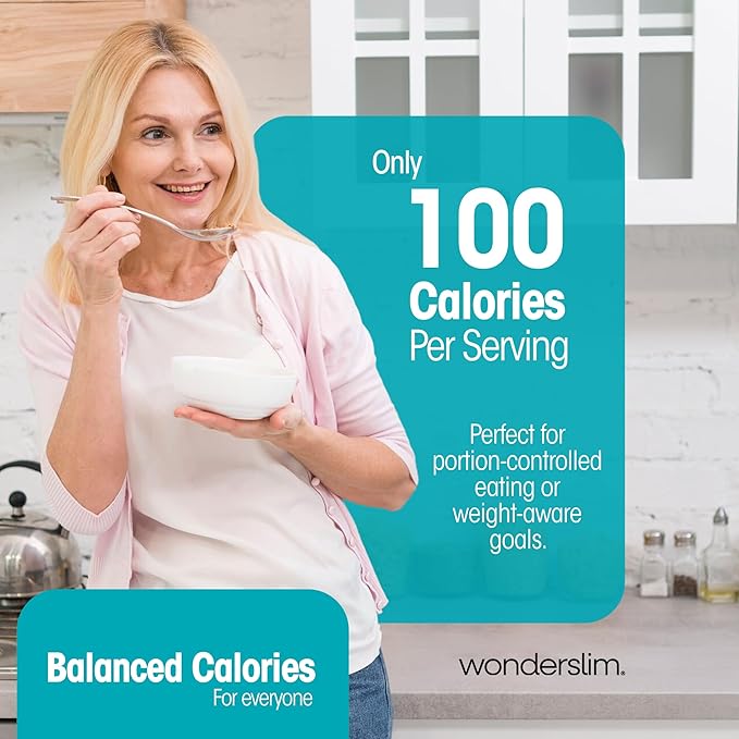 Wonderslim Instant Protein Oatmeal, Apple & Cinnamon, Gluten Free, Low Carb (7ct)