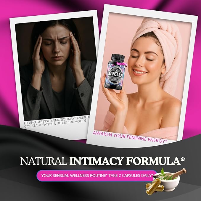 Hornygoatweed Women - Libido Booster for Women, Mood, Energy, Fast Acting Libido Supplement w. Maca Root, Female Libido Booster w. Ginseng, Tribulus, Hormone Balance Support, Enhancer Pills - 60ct USA