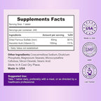 Heivy Ferrous Sulfate 325mg with Vitamin C (65 mg Elemental Iron), Non-Constipating Iron Supplement for Women - Non-GMO, Vegan - Made in USA