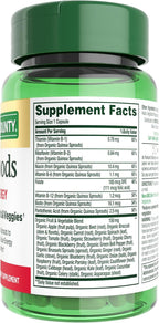 Nature’s Bounty Superfoods Plus Energy to Support Cellular Energy, 23 Fruits & Veggies Supplement, 30 Capsules