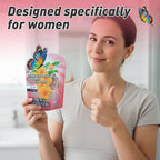 BUTTERFLY'S TEAR Women's Probiotic Gummies | 18-in-1 Feminine Comfort & Urinary Tract Support | 14 Probiotics + 4 Prebiotics | Peach Flavor | Intimate Moisture, pH Balance, Healthy Flora, 300 Chew