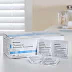 McKesson Obstetrical Antiseptic Towelettes Wipes, Sterile, Individual Packet, Clean Scent, 100 Count, 1 Pack