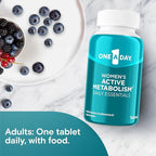 A Day Women's Active Metabolism Daily Essential,Multivitamin for Women,Metabolism Support,Vitamins for Women with All 8 B-Vitamins,Vitamin D,Magnesium & More,120 Count (Pack of 2)