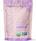 Truvani Organic Whey Protein Powder | Unflavored | 20g Grass Fed Whey Protein | 20 Servings | USDA Organic & Non-GMO | Gluten Free | No Gums, No Soy, No Stevia, No Added Sugars