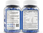 LILICARE Men's Methylene Blue Gummies 7mg, Methylene Blue for Humans Supplement w/NAC, VIT B3 & L-Theanine, Brain & Mitochondrial Support, Enhances Energy, Focus and Cognitive, Sugar Free, 60 Ct