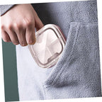 VICASKY Portable Mini Medicine Storage Box Sealed Compartment Pill Organizer for Travel Multifunctional Small Container for Pills Jewelry Compact and Easy to Carry