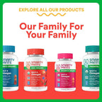 SmartyPants Organic Kids Multivitamin Gummies: Omega 3 (ALA), Beta Carotene, Vitamin B12, B6, A, K & Zinc for Immune Support, Biotin, Vegetarian, Three Fruit Flavors, 120 Count (30 Day Supply)