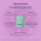 True Grace Prenatal Multivitamin Refill Pouch - 120 Vegan Tablets - Supports a Healthy Mom & Baby with Methylfolate & Choline for Fetal Brain Development - Gluten Free, Soy Free - 60 Servings