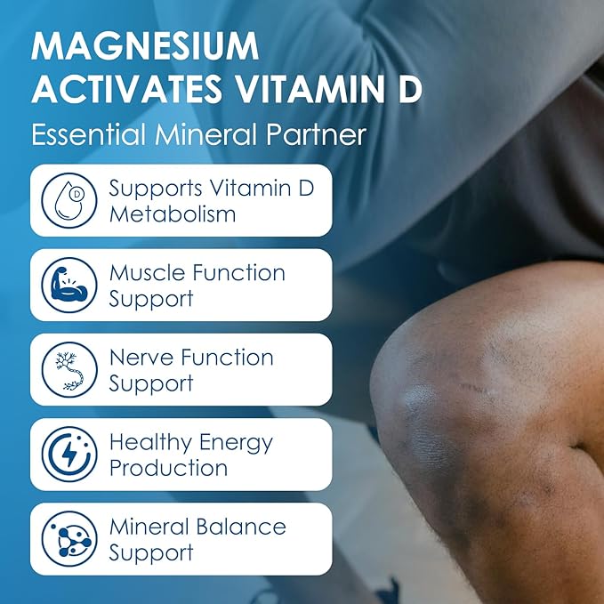 NATURE TARGET Vitamin D3 K2 with Calcium & Magnesium - 6-in-1 Complex - Max Strength for Bone, Heart & Immune - 5000 IU Vitamin D3, 120 mcg K2, Gluten-Free, 120 Servings