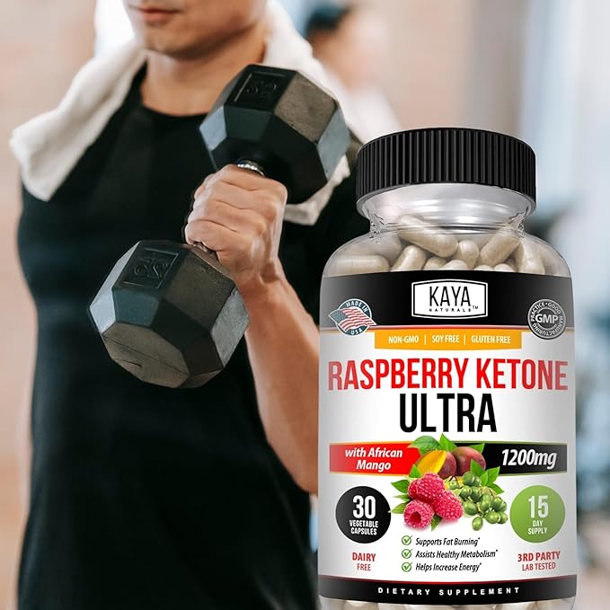 Kaya Naturals Keto Diet Raspberry Ketone - Weight Loss Supplement, Appetite Control, Boost Metabolism - 30 Count…