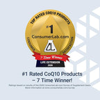 Life Extension Super Ubiquinol CoQ10 with Enhanced Mitochondrial Support, Potent Heart Health & Cellular Energy Production Support, Ultra-absorbable, Gluten-Free, Non-GMO, 100 mg, 60 softgels