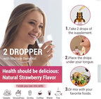Cortisol Supplements Detox for Women - 20-in-1 Cortisol Reducer,Manager,Lower w/Ashwagandha,Magnesium,L-Theanine,Saffron,Rhodiola for Hormone Balance/Sleep/Stress Relief,Strawberry Flavor