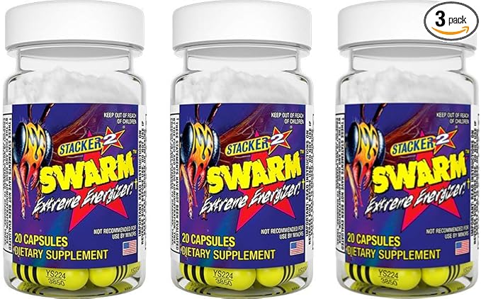 Swarm Extreme Energizer 20 Capsules (Pack of 3)