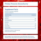 Equip Foods Prime Protein Powder | Clean, Grass Fed Beef Protein Powder | Carnivore Protein Isolate | Paleo, Keto Friendly | Gluten & Dairy Free | Helps Build & Repair Tissue | 30 Servings, Strawberry