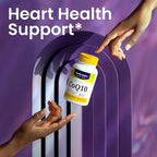 Healthy Origins® CoQ10 100 mg – Natural Trans-Isomer Ubiquinone – Yeast Fermented, Supports Heart Health & Cellular Energy – Non-GMO 60 Softgels
