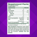 Vitafusion GLP-1 Support Fiber Plus Vitamins D, B12 and Folate Gummy Vitamins, Citrus Flavor, Sugar Free, 90 Count, 30 Day Supply