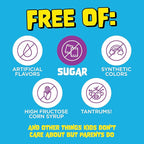 Flintstones Multivitamins for Kids, Sugar Free Kids Multivitamin Gummies, with Vitamins A, C, E, B6 & B12, Raspberry Flavored Gummy Vitamins, 60 Count