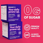 EBOOST SUPER POWDER Drink Mix - Acai Pomegranate 0.2 oz 20 Pack Hydration Energizer Electrolytes Powder - 13 Vitamins & Minerals - 110 mg Caffeine - 0 Added Sugar - No Artificial Flavors or Sweeteners