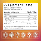 Fiber Glow Gummies – Prebiotic Fiber Gummies for Adults with Chicory Root for Digestive Health, Regularity & Gut Wellness - Vegetarian, Non-GMO, Orange & Mixed Berry Flavored, 60 Count