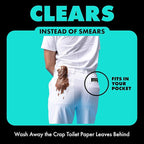 DUDE Wipes - On-The-Go Flushable Wipes - 4 Pack, 60 Count - Mint Chill Extra-Large Individually Wrapped Adult - with Eucalyptus & Tea Tree Oil - Septic and Sewer Safe