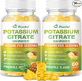 Potassium Citrate 1500mg Gummies - Potassium Supplement for Women & Men, Supports Leg Cramp Relief & Muscle Health, Vegan, Pineapple Flavor (120 Count)