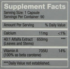 pH Quintessence® – Daily Greens Support for pH Balance & Metabolic Health | 40:1 Alfalfa-Based Formula for Alkalinization, Detoxification & Hormone Metabolism Support (90 Vegan Capsules)