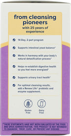 Renew Life Adult Cleanse - CandiSmart - 15-Day Yeast Cleansing Program - 2-Part Kit - Gluten & Dairy Free - 60 Vegetarian Capsules + 1 Fl. Oz. Tincture