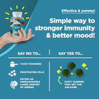 Phytoral Calming Ashwagandha Gummies for Men and Women - Root Extract with Zinc and Vitamin D - Tasty Adaptogen Stress Gummies for Adults - Energy & Mood Support - 60 Ct