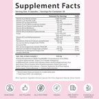 GOBIOTIX Hair Skin and Nails Vitamin Supplement - 10000mcg Biotin Pills with Hyaluronic Acid, Folate, Iron, Magnesium, and Zinc - Collagen Production, Hair Growth - 30 Servings