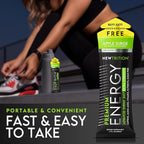 NewTrition® Extra Strength Energy Shots, 1.7 fl oz - 250mg Caffeine with Vitamin B & Amino Acids, Sugar-Free, Zero Calorie Vitamin Energy Drink for Focus & Endurance (Pack of 12, Apple Surge)