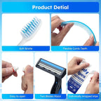 Travel Hygiene Kit Personal Toiletries Bulk, Disposable Homeless Care Package Supplies, Men Toiletry Set Cleaning Essentials Individually Wrapped for Camping, Travel, Relief, Charity (11-in-1, 20)