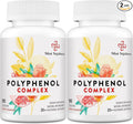 67,500 MG Polyphenols Supplement - Powerful Antioxidants & Polyphenol for Age Defense, Polyphenol Superfood, Quercetin, Resveratrol, Plant-Based & Energy, Immune Support, 180 Capsules