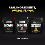 Gains in Bulk Instantized Creatine Monohydrate for Men & Women, Soluble Pre Workout Powder, Supports Muscle Building, Strength and Performance, Bodybuilding Supplements, Sweet Lemonade, 30 Servings