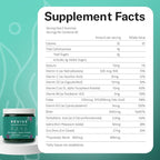 Balmbare Revive Gummies for Hair Loss - Sea Moss Gummies with Vitamin C, Vitamin E, Aloe Vera, Pearl Powder Supports Faster Hair Growth, Stronger Nails, Extra Strength - 60 Count (1)